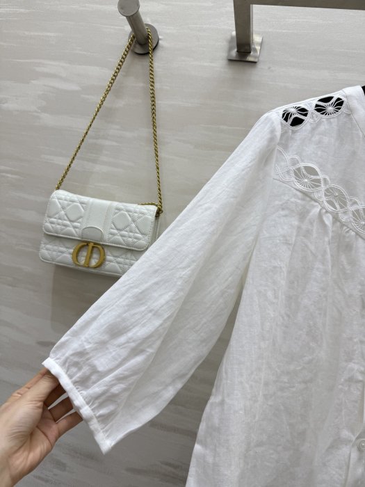 Linen blouse from shortened sleeves фото 6