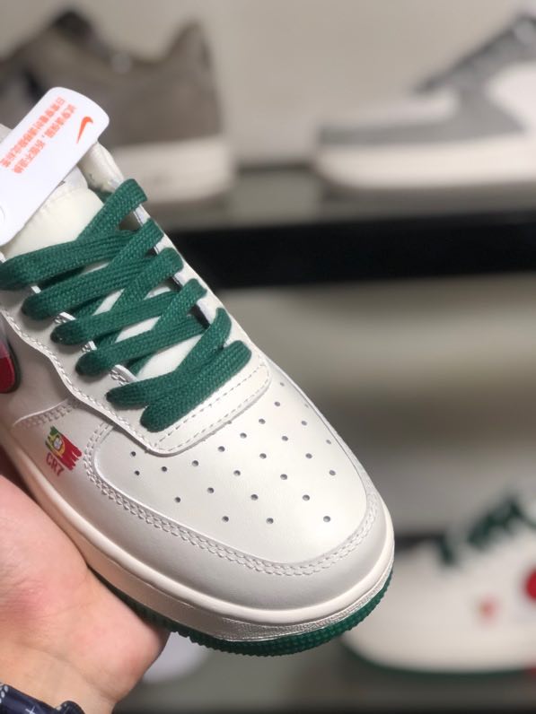 Кроссовки  Air Force 1 07 Low Red Green Limited фото 7