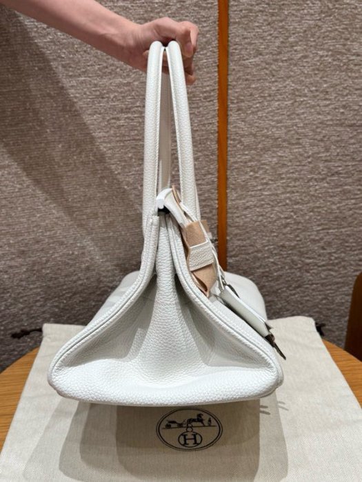 Сумка SHOULDER BIRKIN BLANC в коже Clemence 42 см фото 3