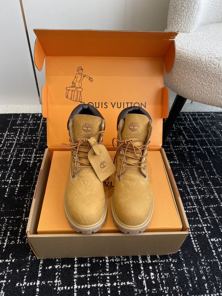 Ботинки женские Louis Vuitton x Timberland