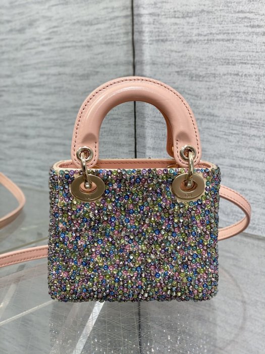 A bag women's Lady Dior Micro 12 cm фото 5