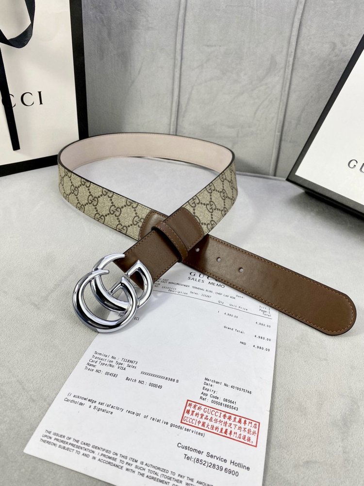 Belt leather 40 mm фото 8