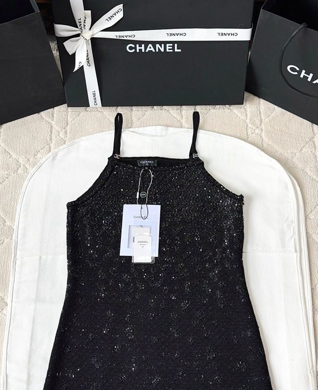 Dress on suspenders Chanel 25P фото 9