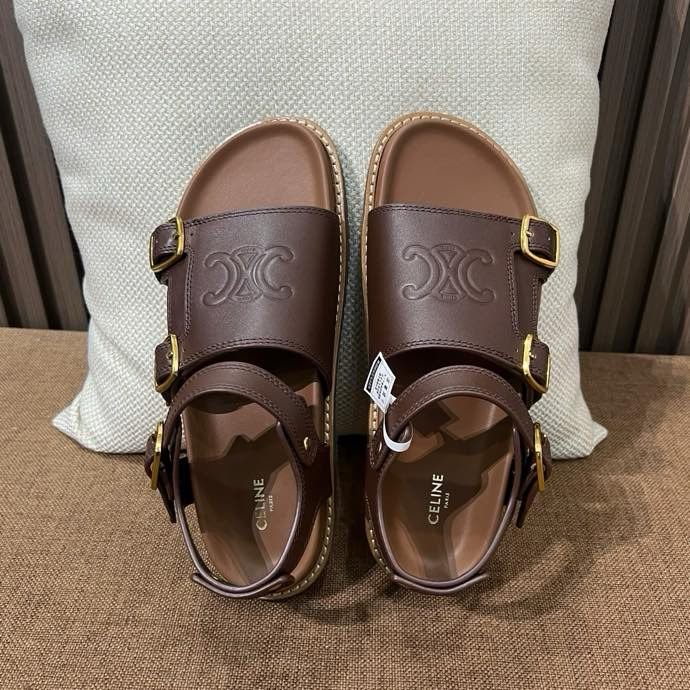 Sandals leather women's фото 8