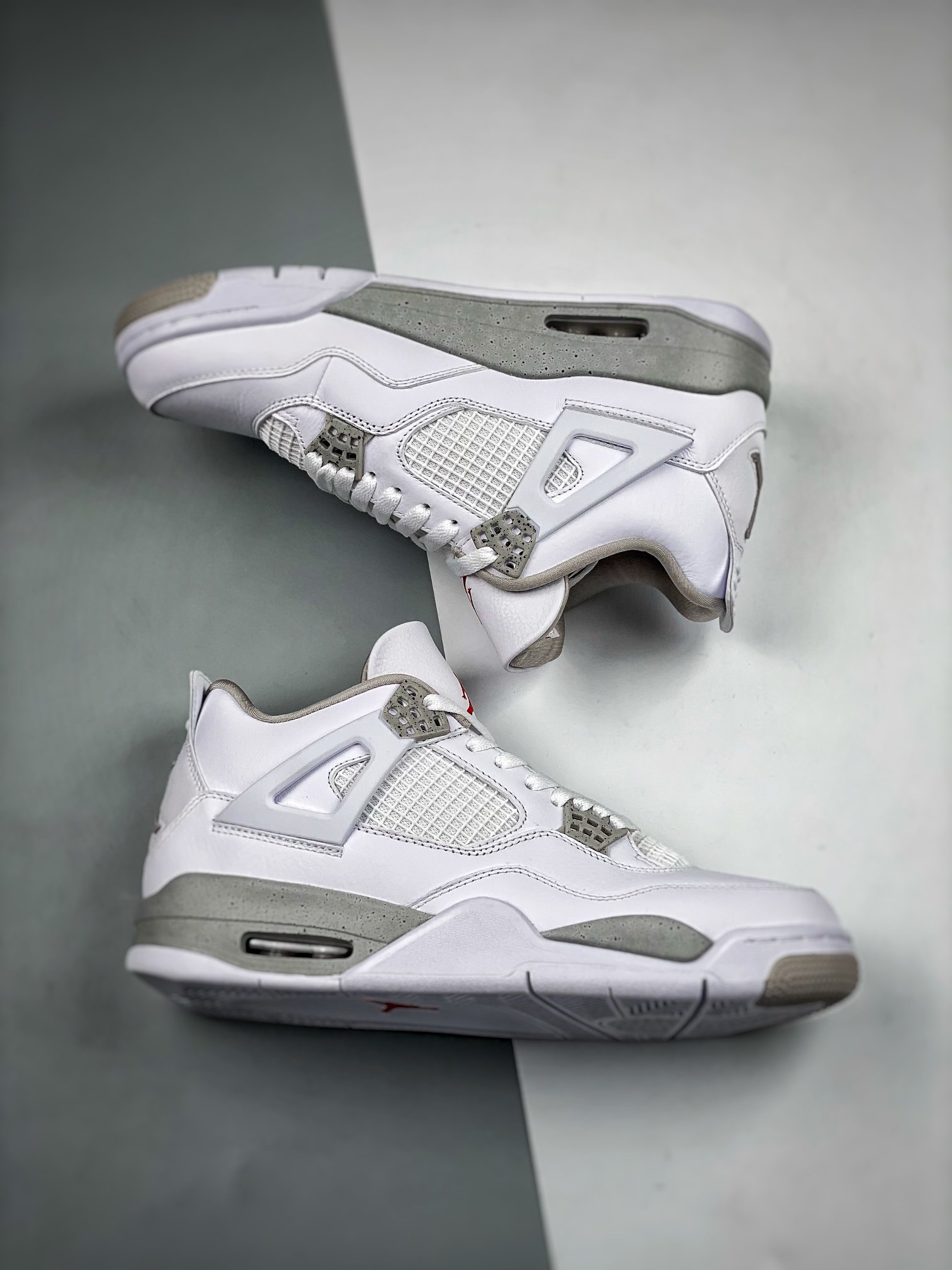 Кросівки Air Jordan 4 Retro Tech White фото 5