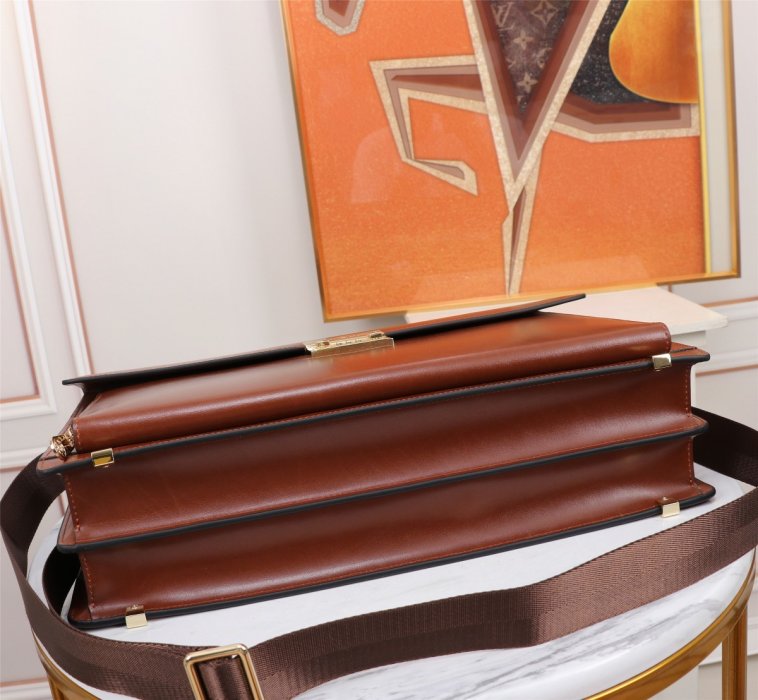 Портфель кожаный мужской 39 см фото 7