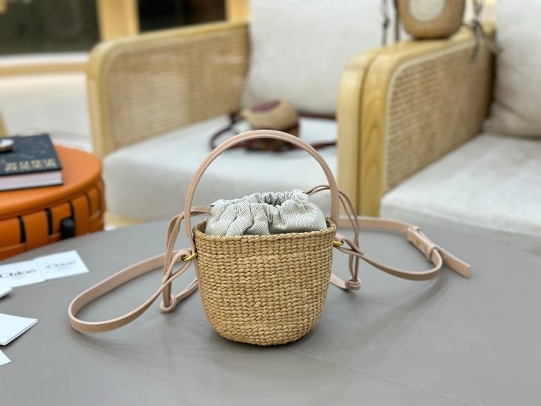 Солом'яний сумка Chloe S25 14 см фото 7