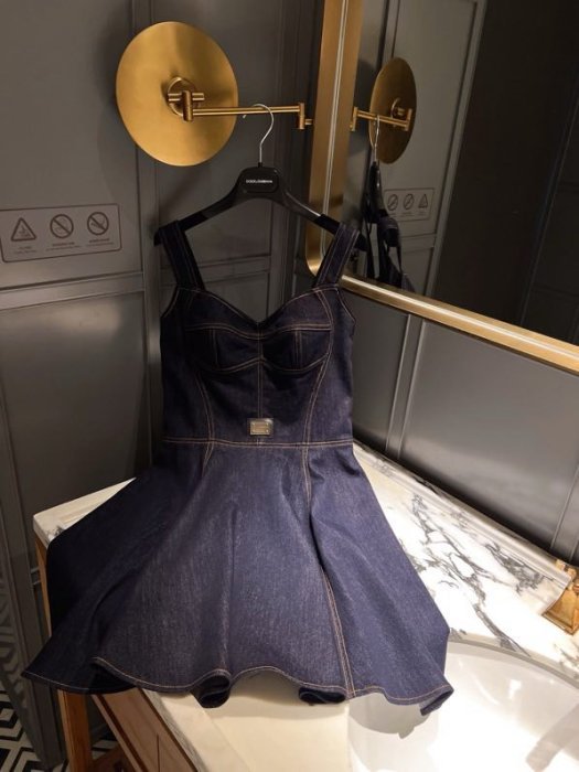 Платье джинсовое - размер L фото 5