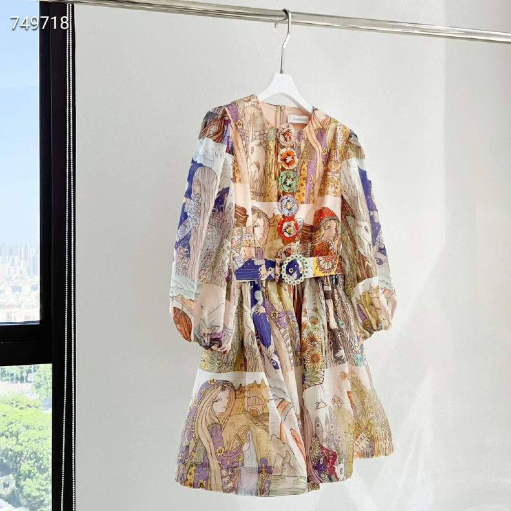 Шелковое мини-платье Kaleidoscope