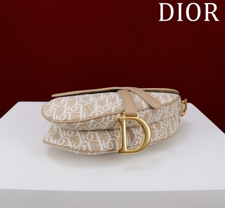 Сумка кожаная Dior Saddle 25 см фото 2