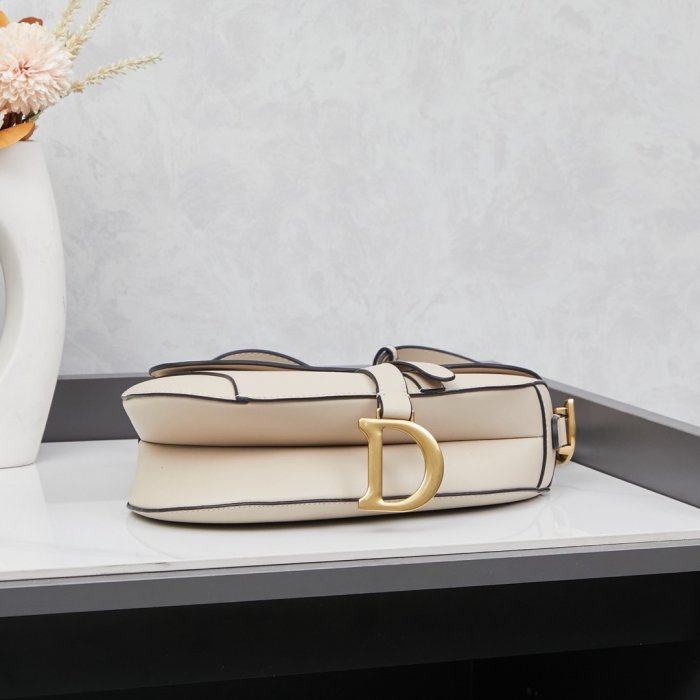 Сумка кожаная женская Dior Saddle 24 см фото 4