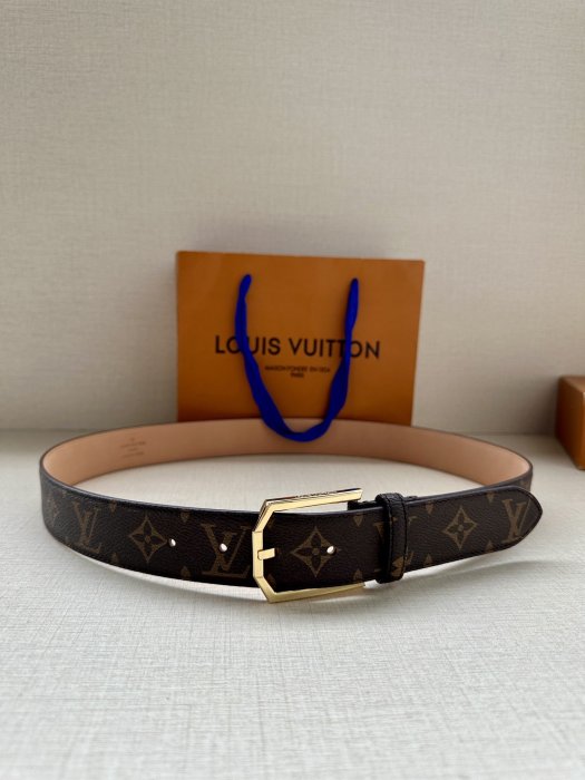 Belt leather 3.4 cm