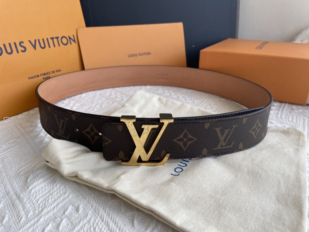 Classical belt from buckle LV 3.8 cm