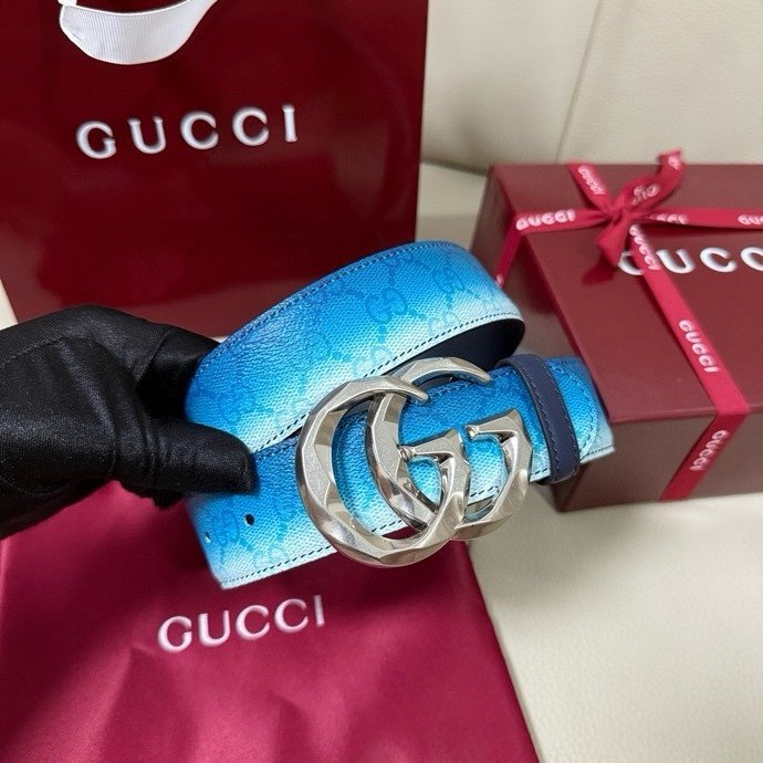 Belt leather 40 mm фото 6