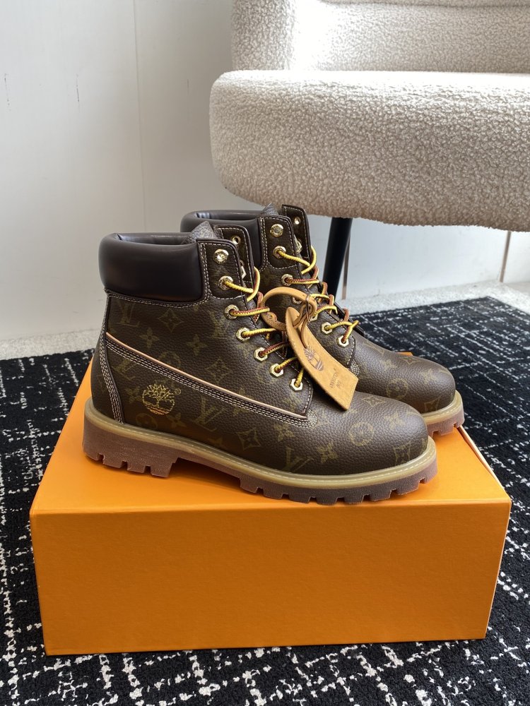 Ботинки женские Louis Vuitton x Timberland фото 2