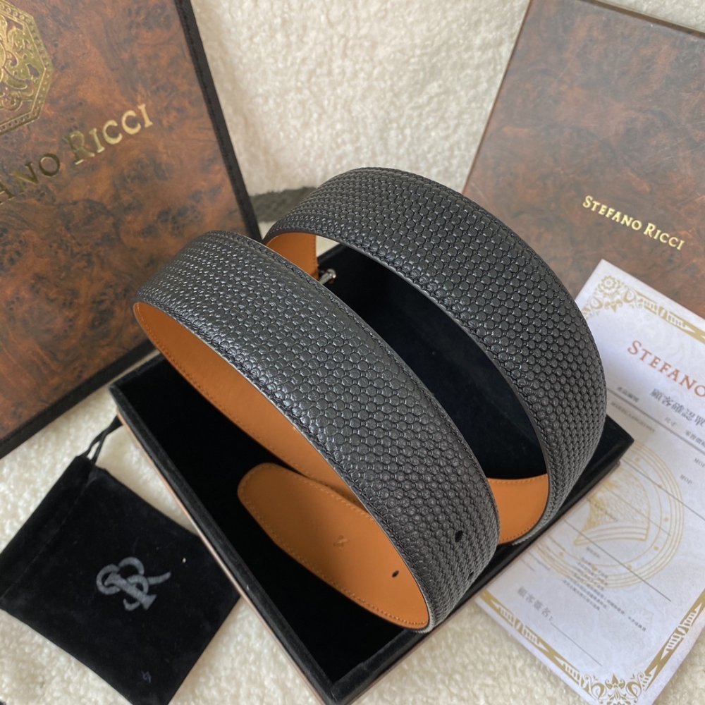 Ремень кожаный 38 мм фото 3