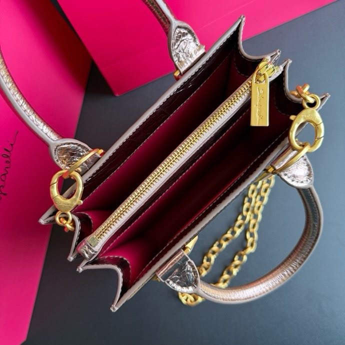 A bag leather women's 20 cm фото 6