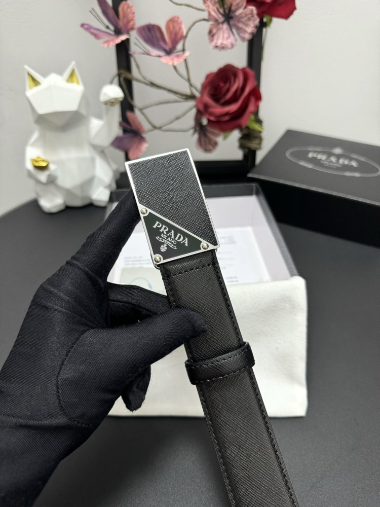 Belt leather 35 mm фото 4