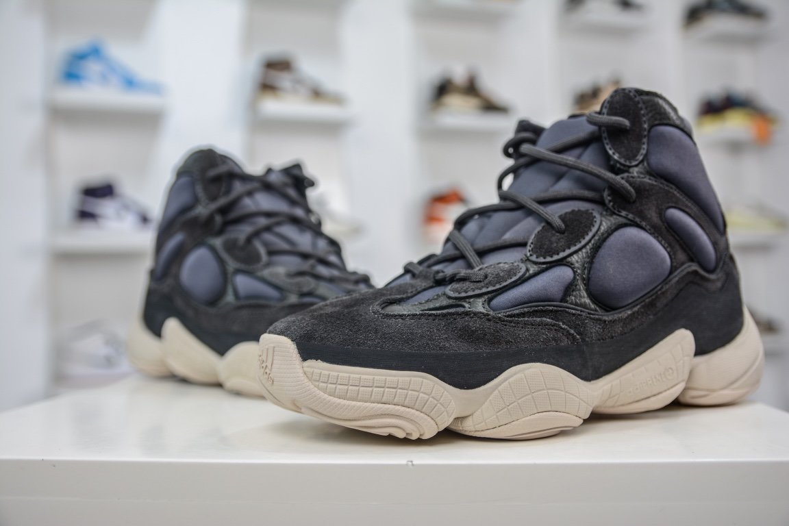 Кроссовки Yeezy 500 High Slate - FW4968 фото 4