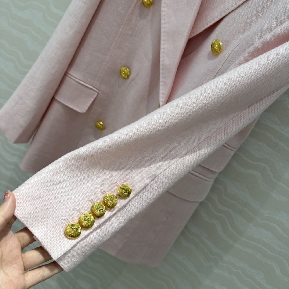 Пиджак льняной женский фото 4