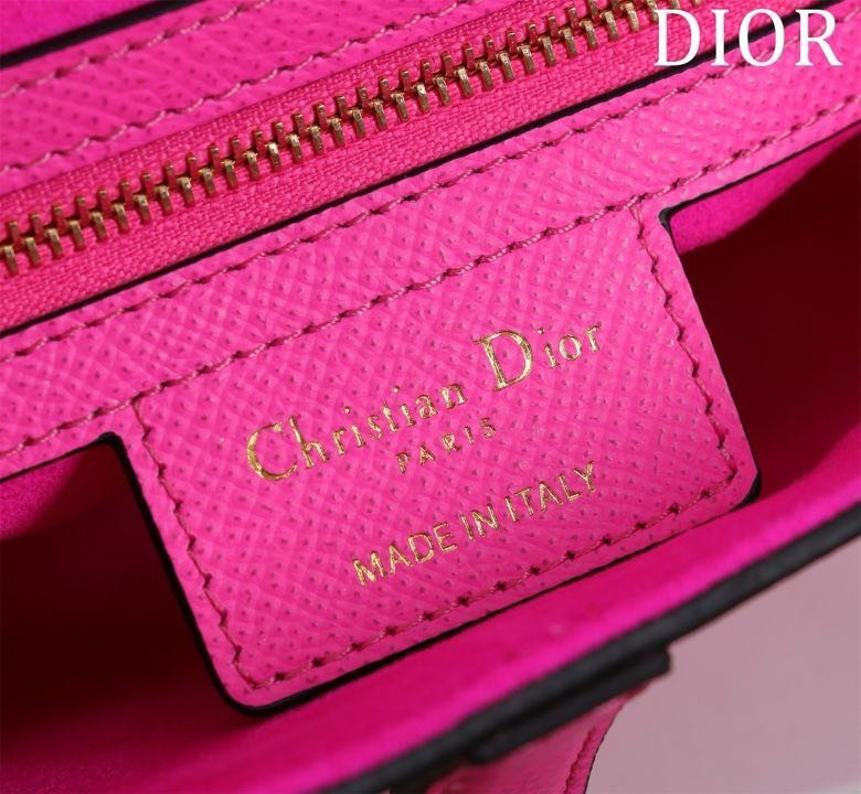 Сумка кожаная Dior Saddle 25 см фото 9