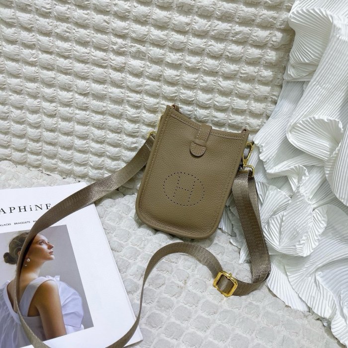 Сумка Evelyne кожаная 18 см фото 8