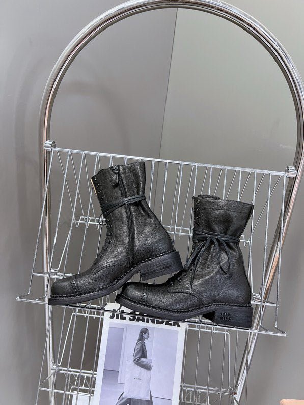 Полусапоги leather women's