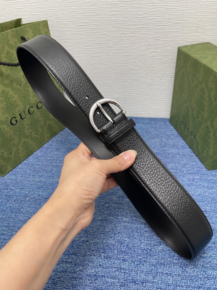 Ремень кожаный 38 мм фото 5