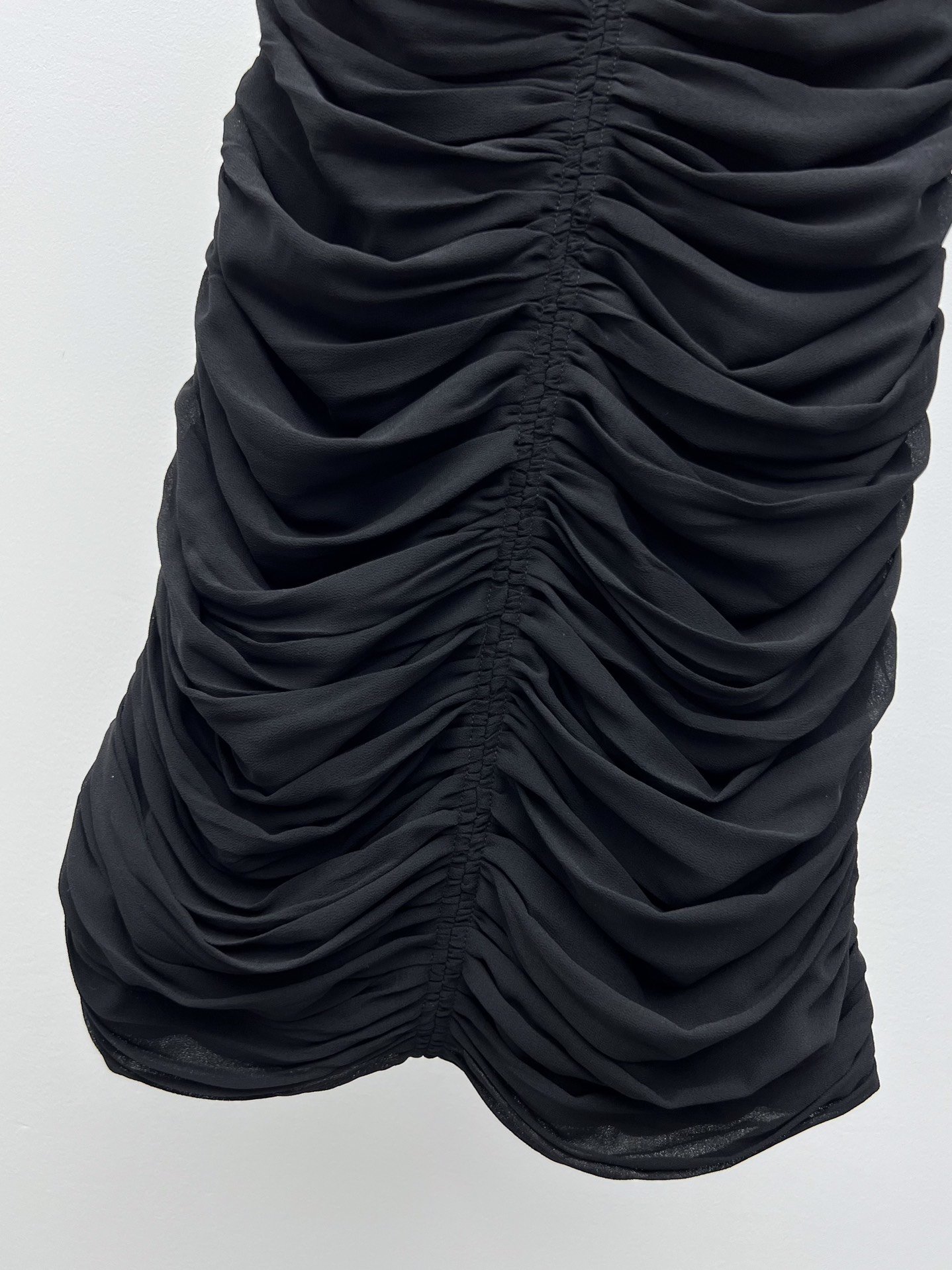 Платье мини черное (шелк 100%) фото 4
