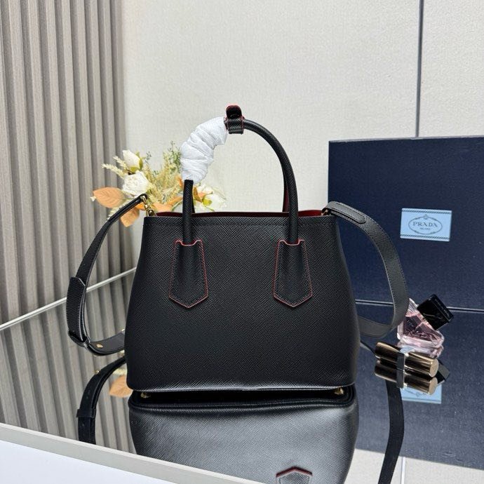 Сумка кожаная Double Bag mini 1BG443 25 см фото 2