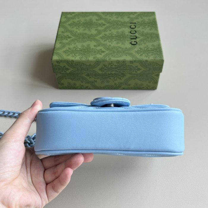 Сумка женская GG Marmont Mini 16 см фото 4
