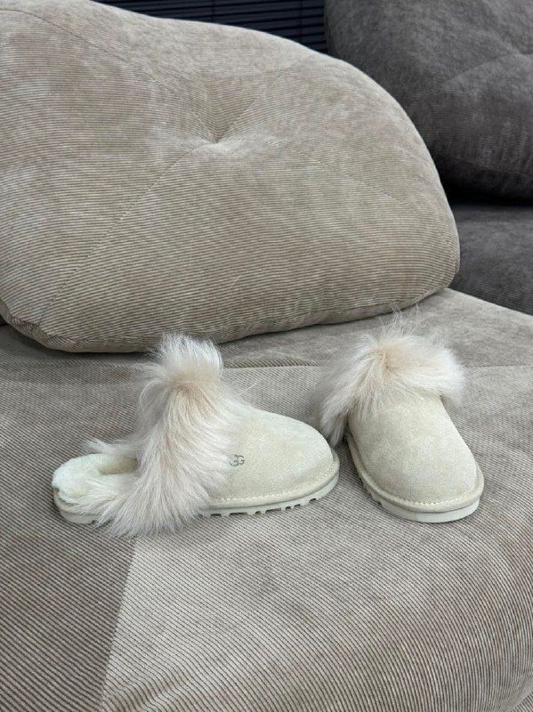 Slippers women's on fur фото 5