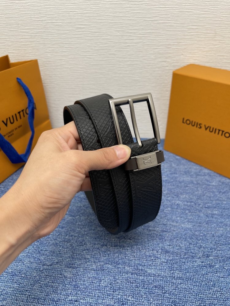 Ремень кожаный 35 мм фото 2