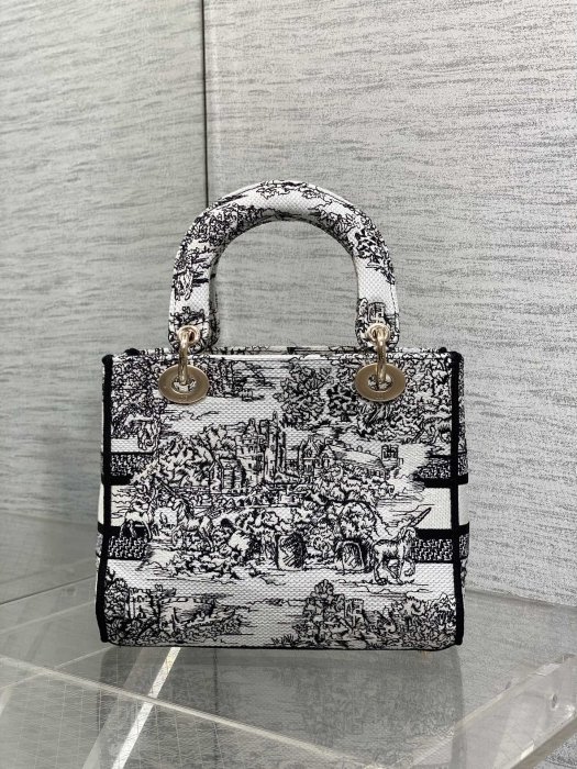 Сумка Lady Dior 24 см фото 5