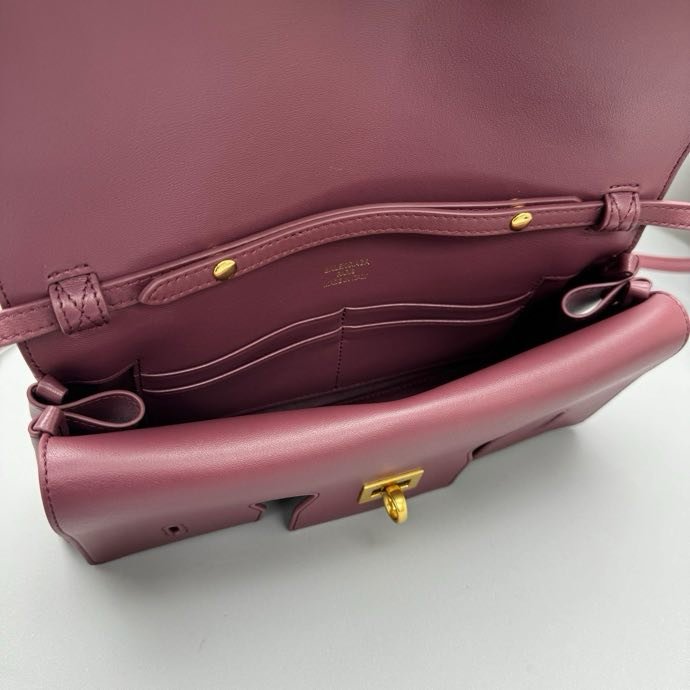 Сумка Toscana 27 см бордовая фото 9