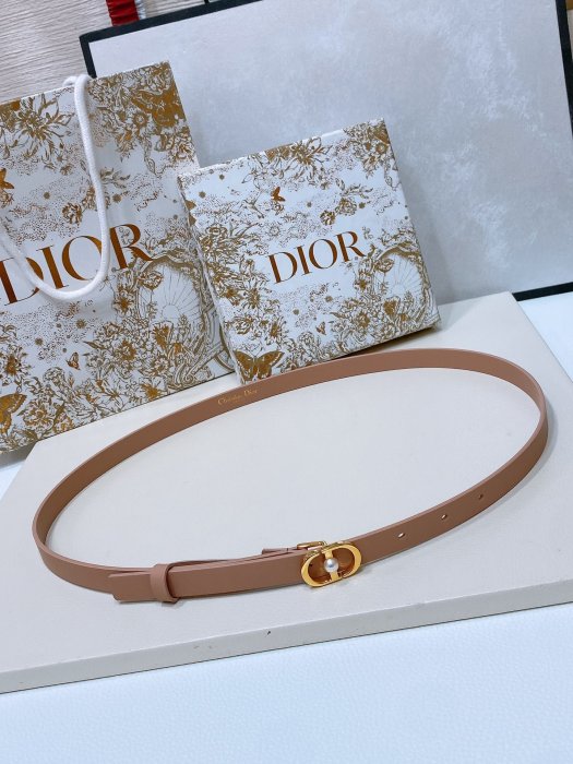 Belt leather female 1.5 cm