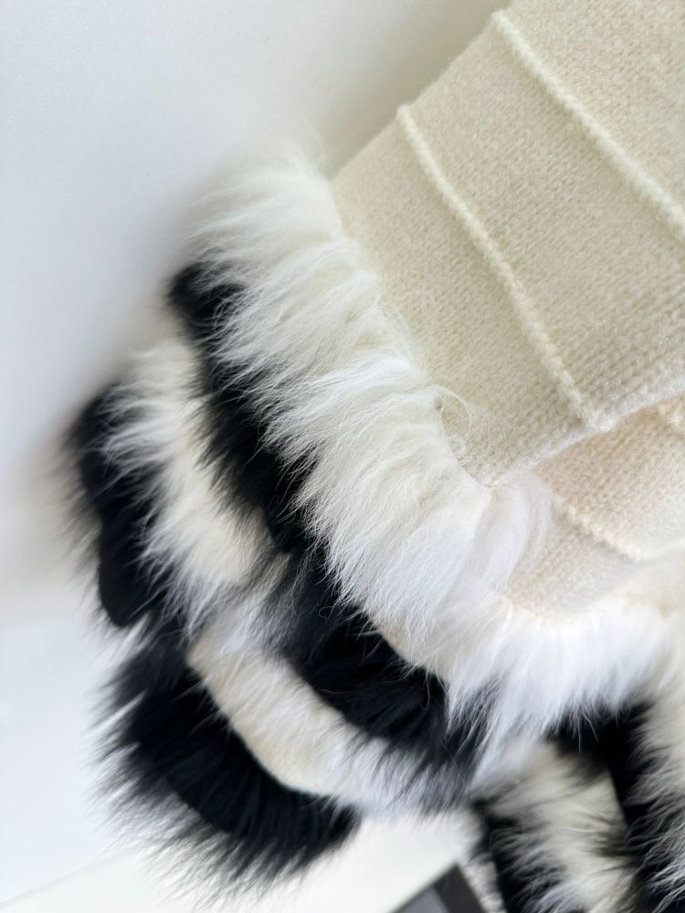 Кашемировий pullover from fox fur фото 7