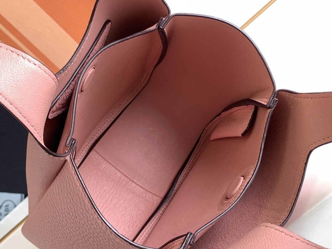 A bag Leather handbag Reverse stitching 1BA349 18 cm фото 9