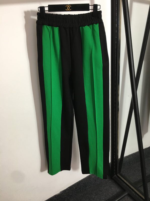 Чорно-зелені штани