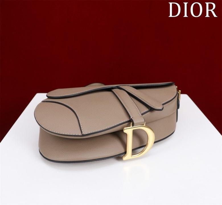 Сумка кожаная Dior Saddle 25 см фото 6