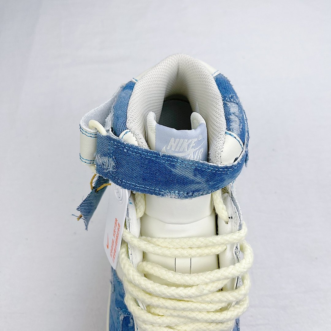 Кросівки Air Force 1 Mid Broken silk CW1888-622 фото 7