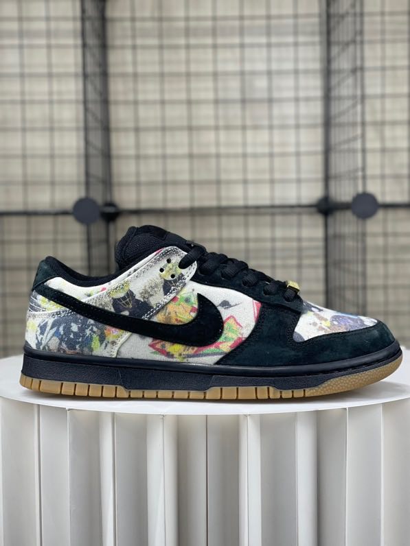 Sneakers Supreme x Nike SB Dunk Low Rammellzee FD8778-001 фото 2