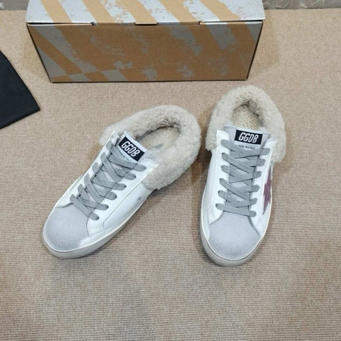 Кроссовки Golden Goose Super Star на меху фото 5