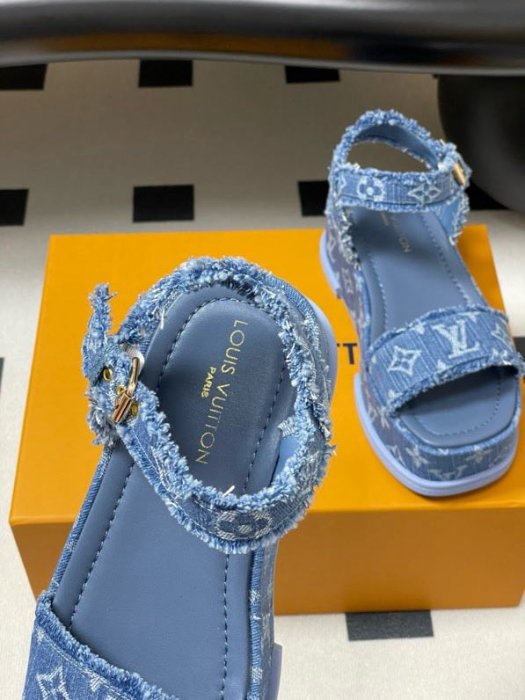 Sandals LV MAYA FLATFORM фото 4