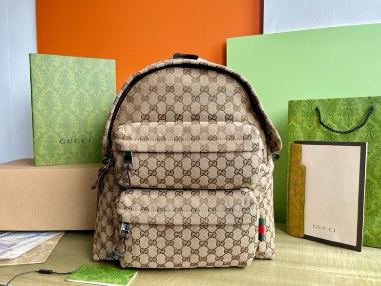 Рюкзак Gucci GG canvas large 40 см