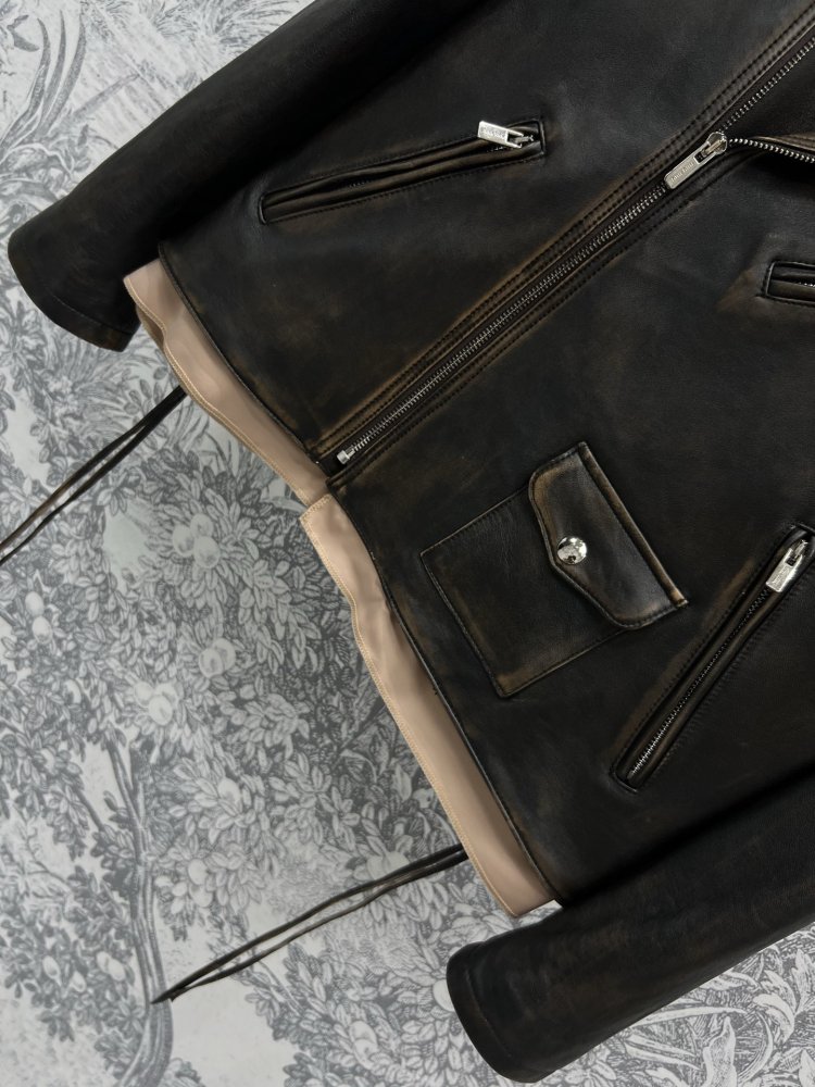 Jacket women's leather фото 4