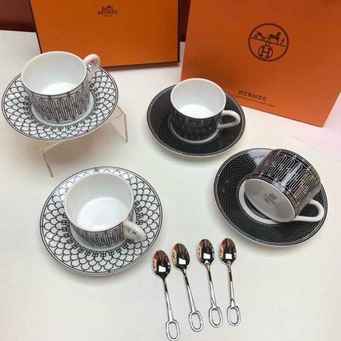 Набор посуды из костяного фарфора серии Hermes H-DECO фото 8