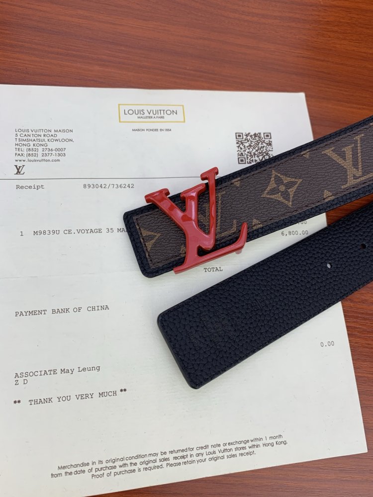 Belt leather 35 mm фото 7