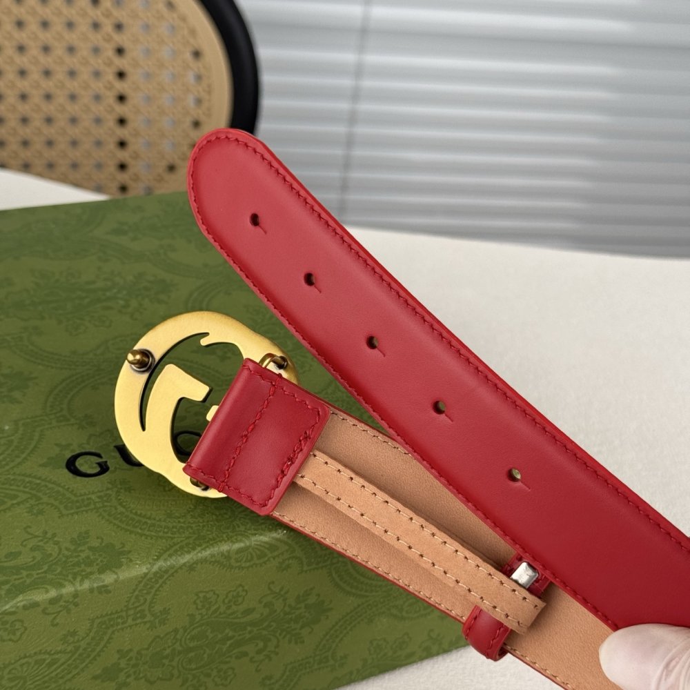 Belt leather 35 mm фото 4