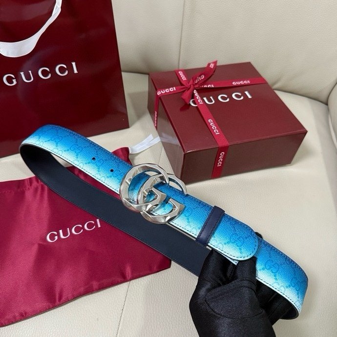 Belt leather 40 mm фото 5